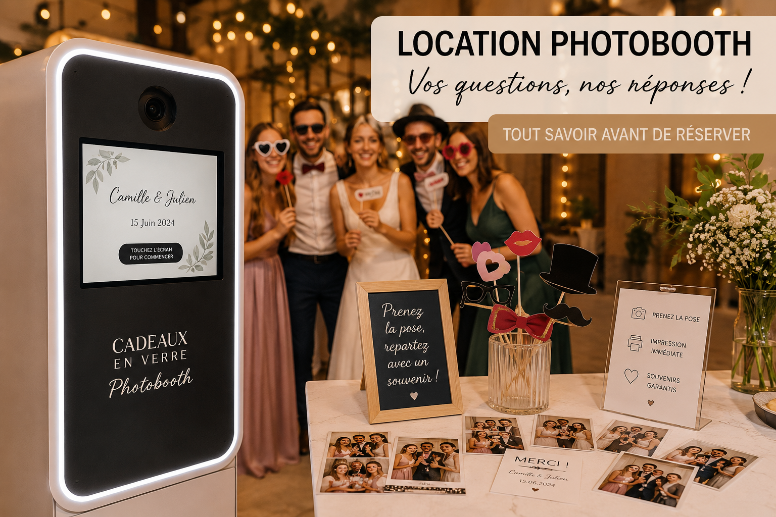 Location Photobooth : les questions à se poser avant de réserver