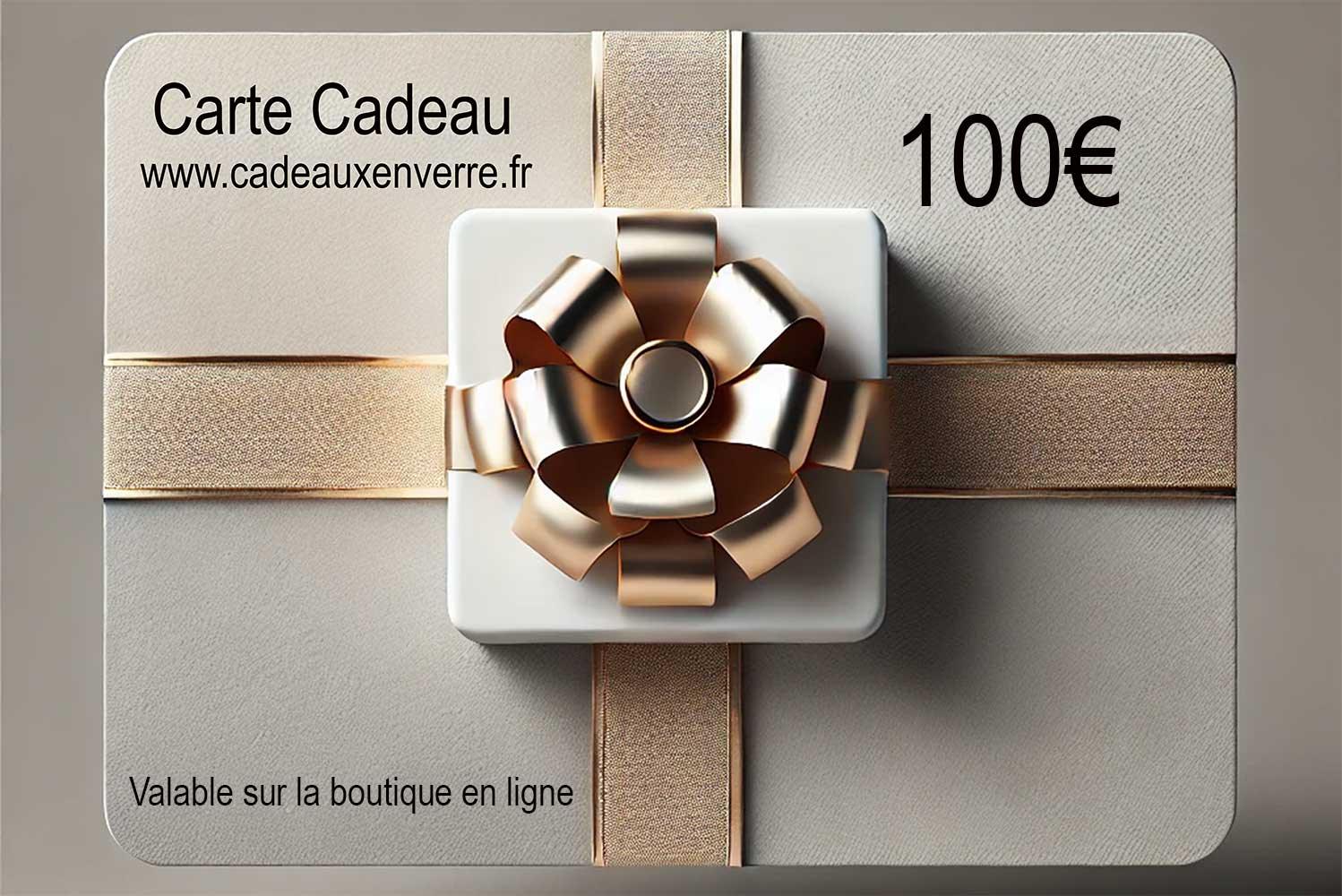 Carte Cadeau - Cadeaux en verre