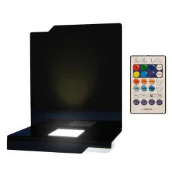 Cadre photo lumineux en verre avec télécommande RGB, cadeau personnalisé gravé
