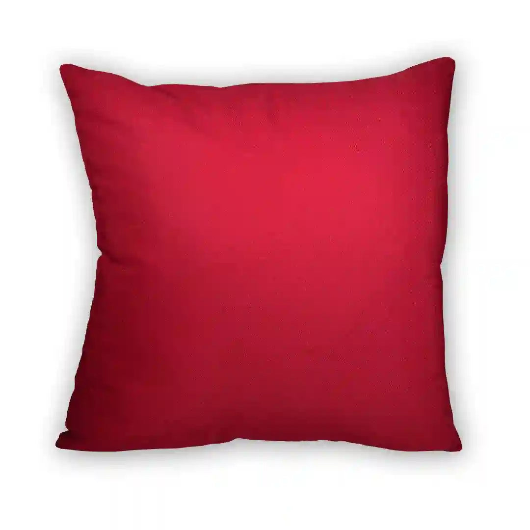 Coussin photo rouge oriental – Cadeau personnalisé avec votre image