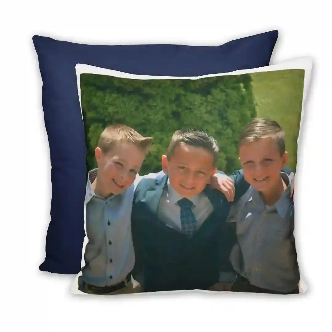 Coussin avec Photo Bleu Nuit