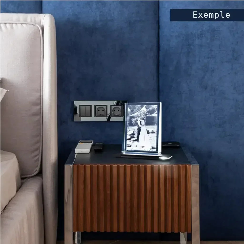 Polaris 105 Socle Lumineux - Éclairage LED Élégant pour Gravures