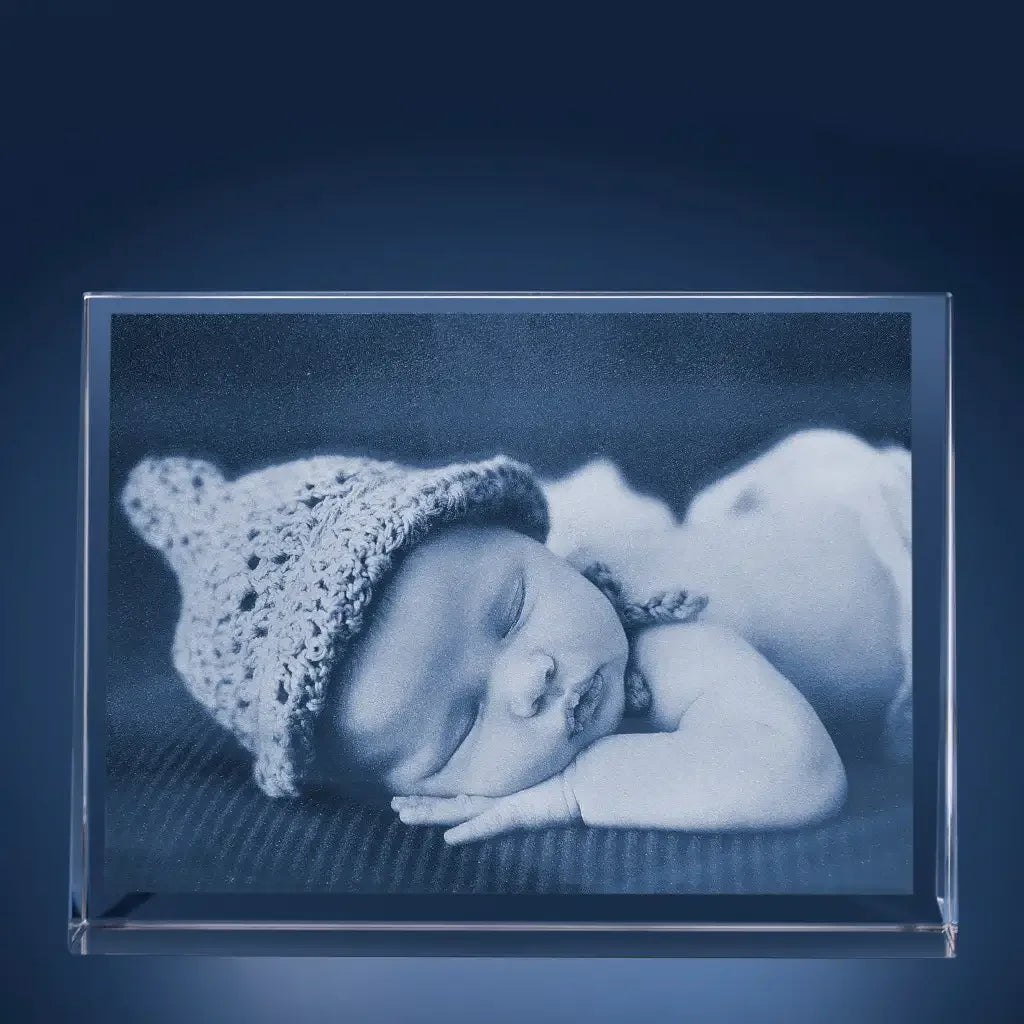 Plaque de Verre Prisme L Paysage - Gravure 2D Élégante