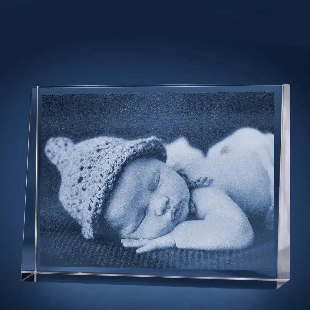 Plaque de Verre Prisme L Paysage - Gravure 2D Élégante