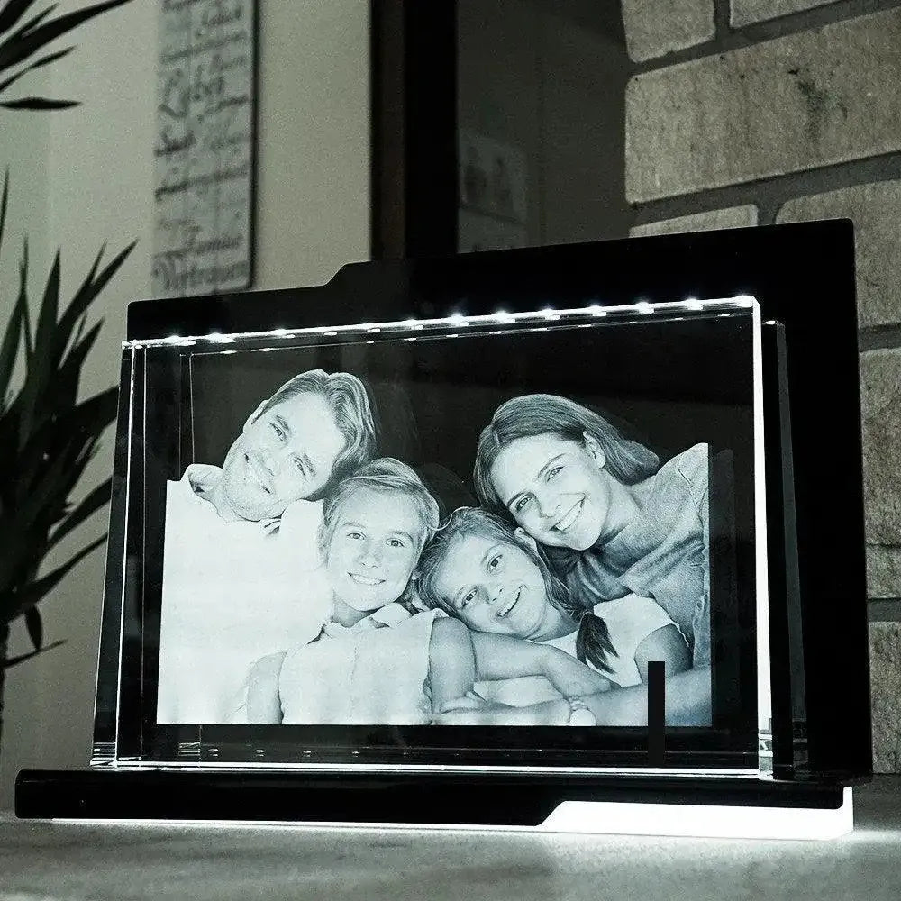 Libretto Socle Lumineux - Support LED pour Gravures en Verre - Cadeaux en verre