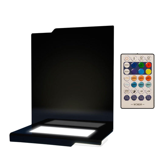 Sinfonia Socle Lumineux - Support LED Élégant pour Gravures en Verre - Cadeaux en verre