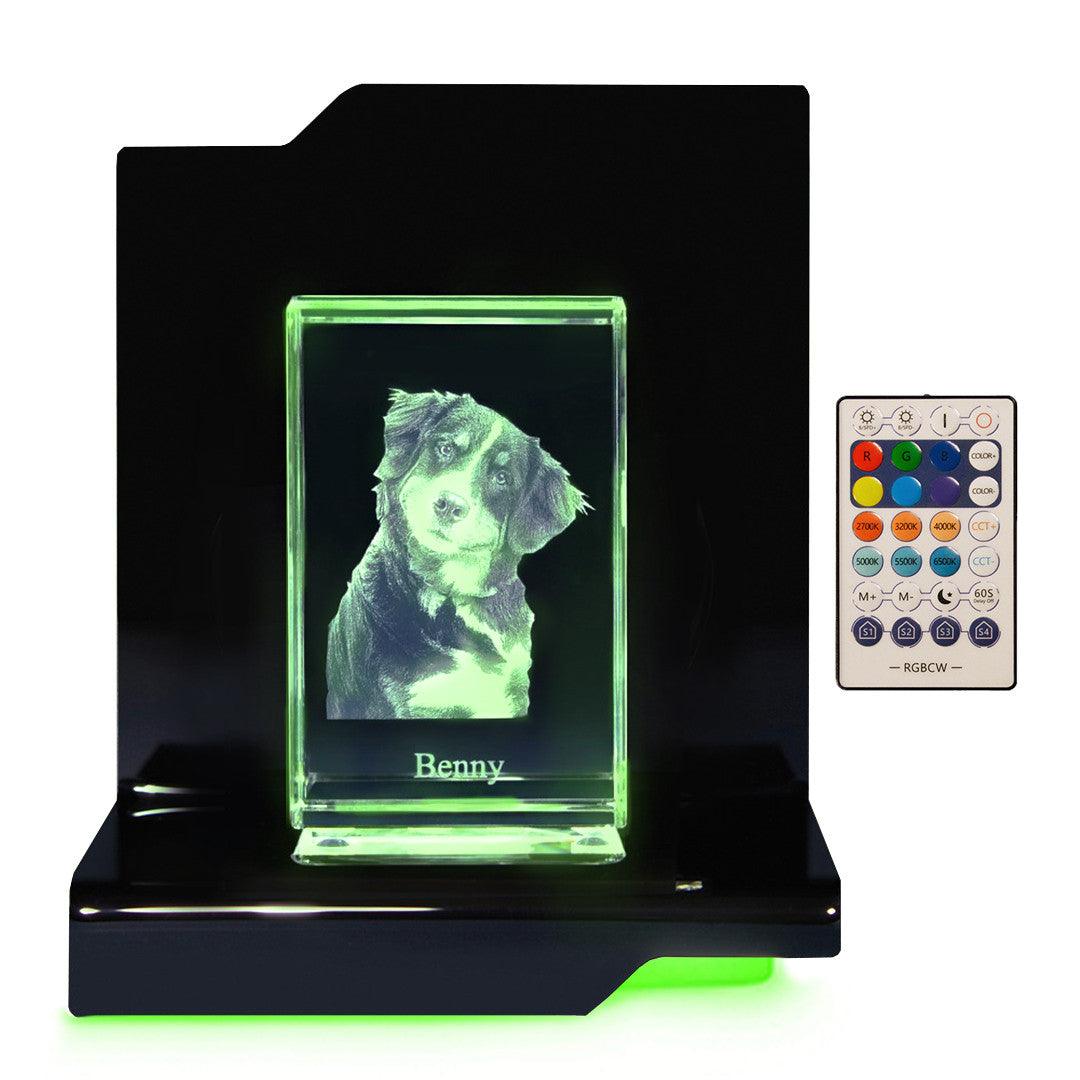 Cantate Socle Lumineux - Support LED pour Gravures et Décorations - Cadeaux en verre