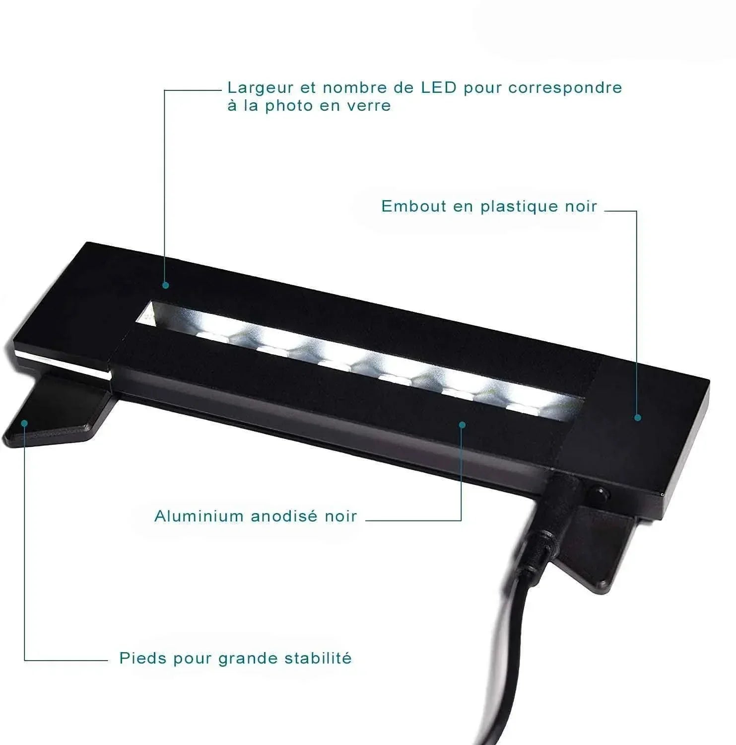 Polaris 300 Socle Lumineux - Éclairage LED pour Objets Gravés - Cadeaux en verre
