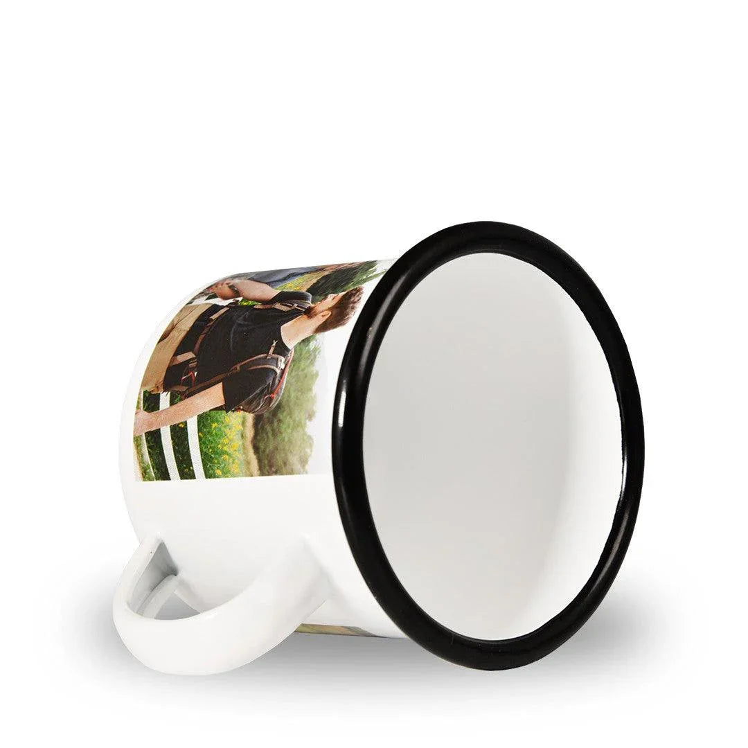 Tasse Émaillée Personnalisée - Cadeau Original avec Impression Unique - Cadeaux en verre