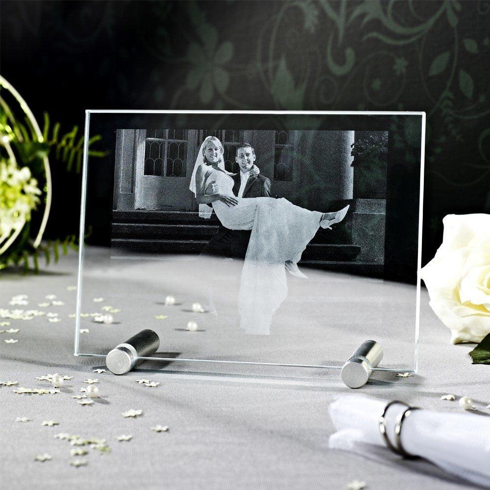 Verre Plat 9x13 Paysage - Gravure 2D Élégante et Personnalisée - Cadeaux en verre