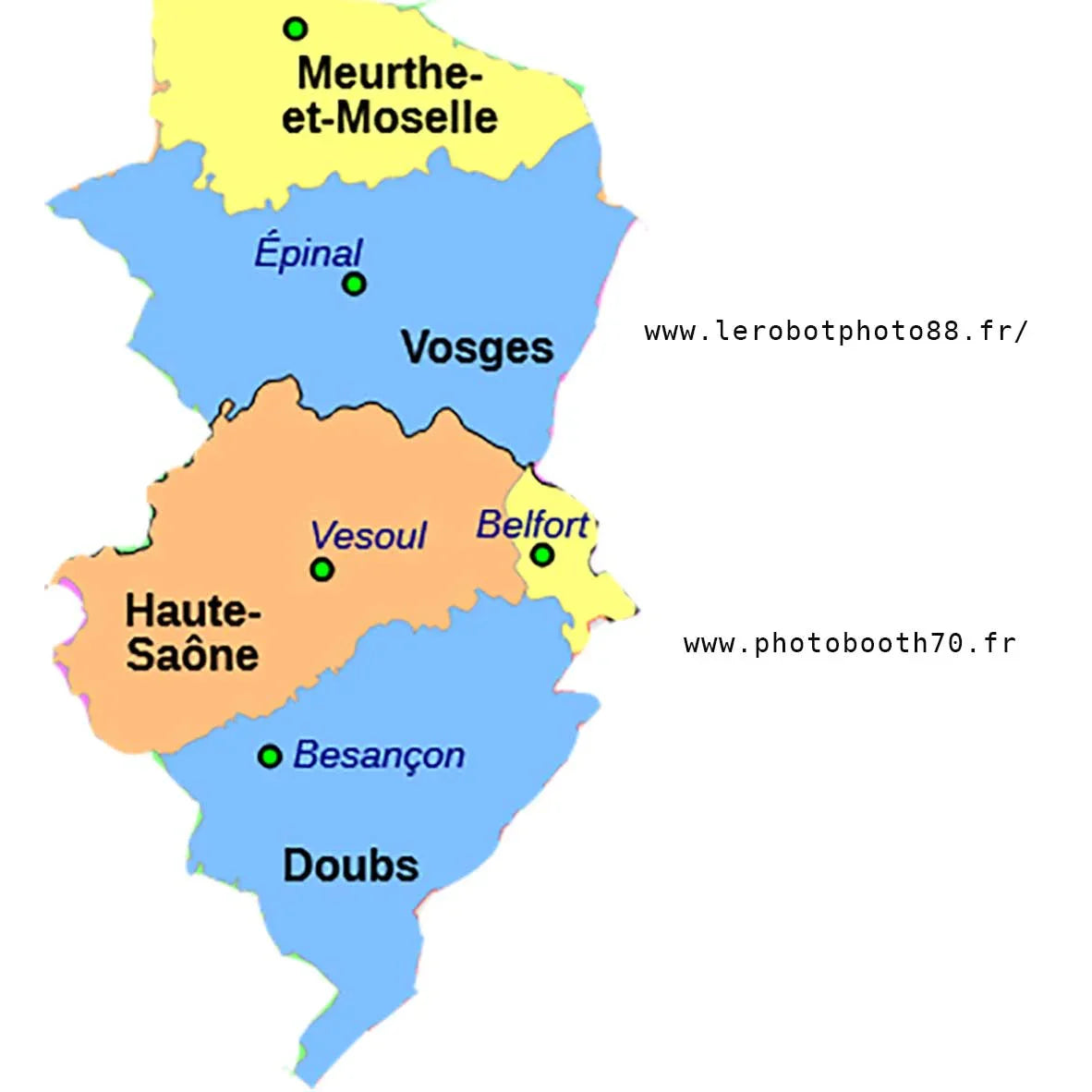 Photobooth – Réseau de partenaires dans l’Est de la France