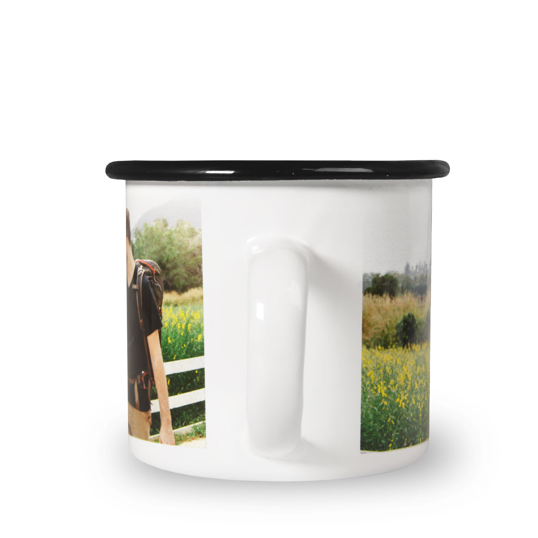Tasse Émaillée Personnalisée - Impression Unique et Durable