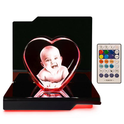 Virtuoso Socle Lumineux - Éclairage LED Élégant pour Gravures - Cadeaux en verre