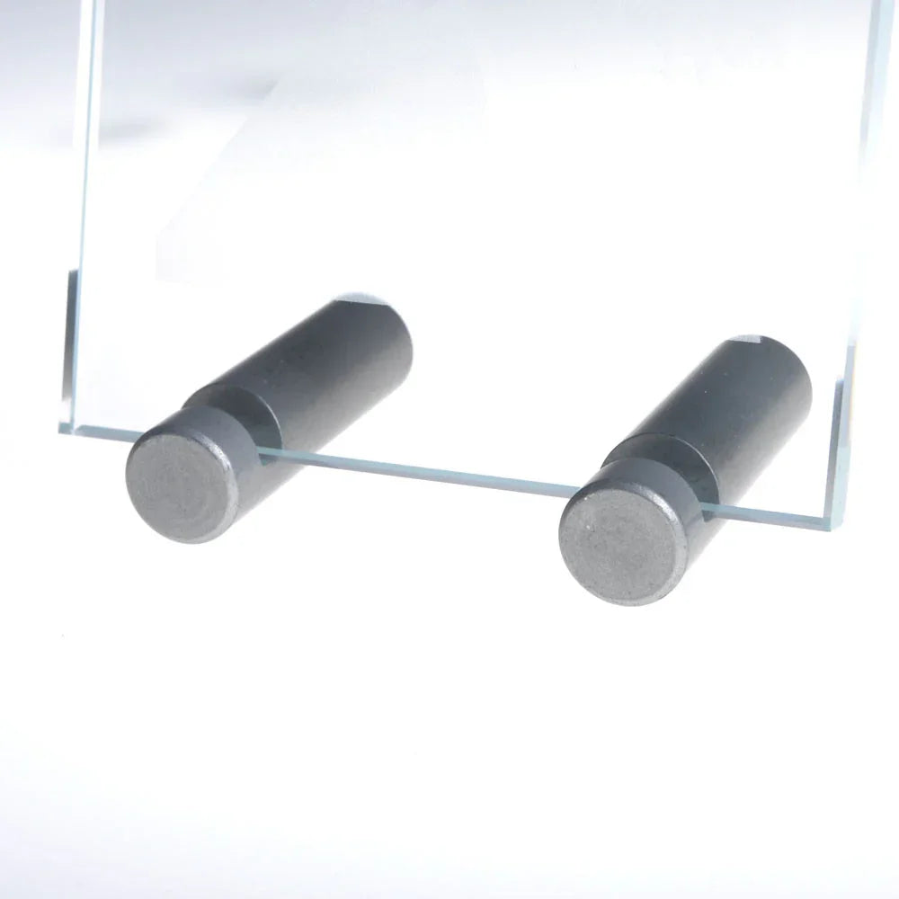 Support en métal pour plaque en verre, accessoire cadeau personnalisé