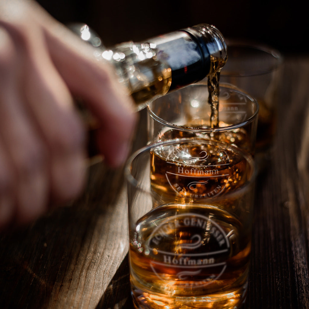 Verre à Whisky Personnalisé avec Gravure Laser | Nom & Motif au Choix
