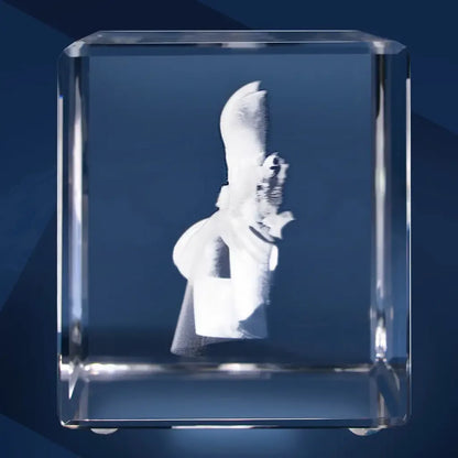 Bloc de Verre XL Paysage - Gravure Laser 3D Élégante