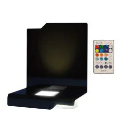 Lampe décorative LED avec télécommande, idéale comme cadeau personnalisé en verre