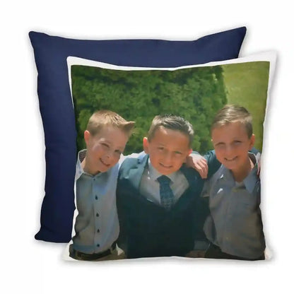 Coussin avec Photo Bleu Nuit