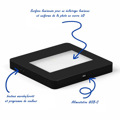 Socle Lumineux XL - Support LED pour Gravures et Décorations