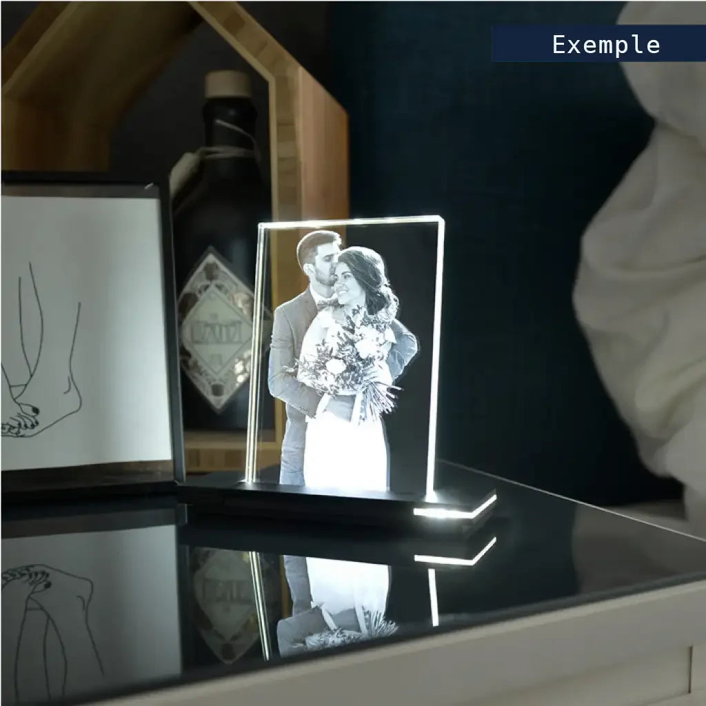 Polaris 80 Socle Lumineux - Éclairage LED Moderne pour Gravures