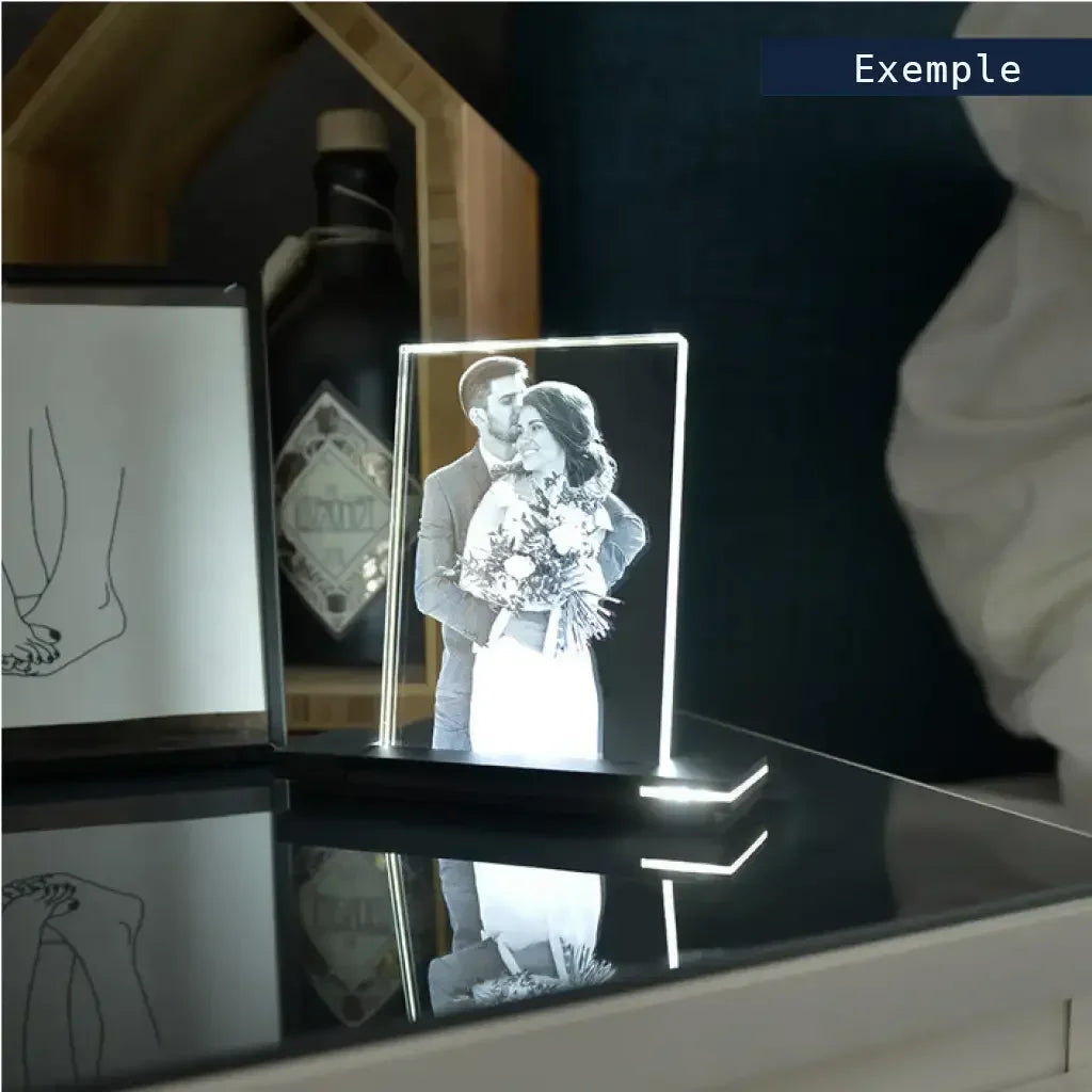 Polaris 140 Socle Lumineux - Éclairage LED Élégant pour Gravures