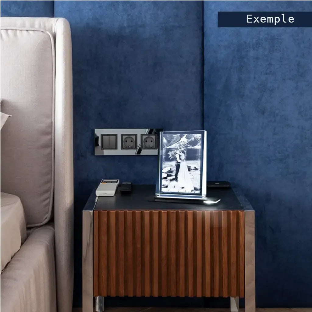 Polaris 80 Socle Lumineux - Éclairage LED Moderne pour Gravures