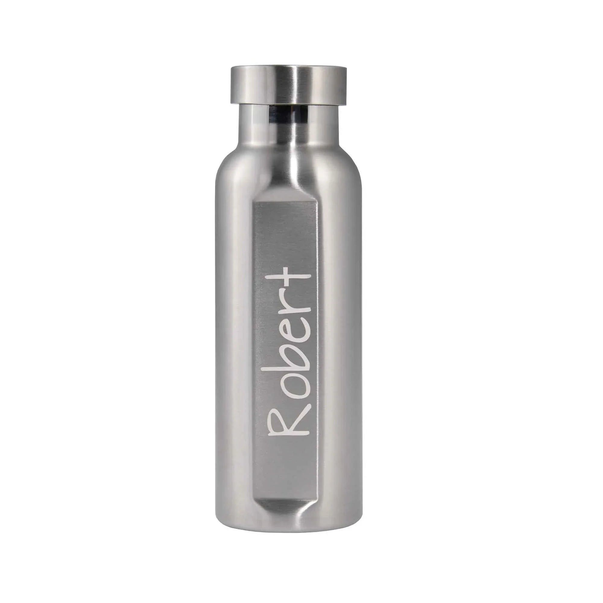 Gourde inox personnalisée 470 ml gravée prénom, idée cadeau original