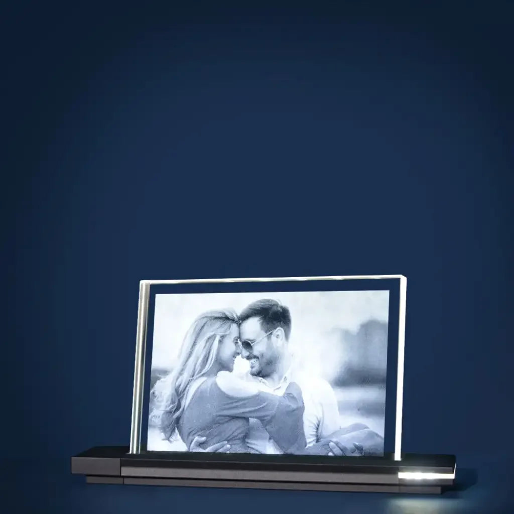 Verre Plat 13x18 Paysage - Gravure 2D Élégante et Personnalisée