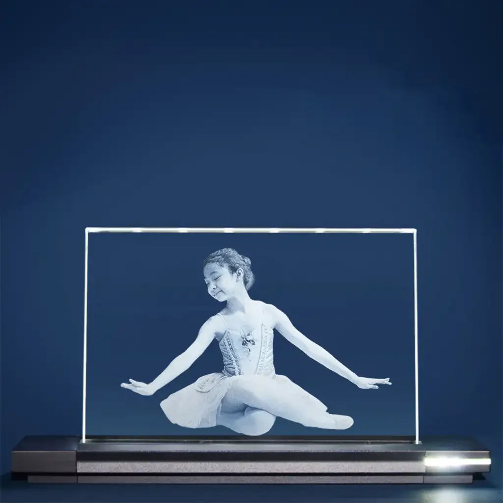 Verre Plat 13x18 Paysage - Gravure 2D Élégante et Personnalisée