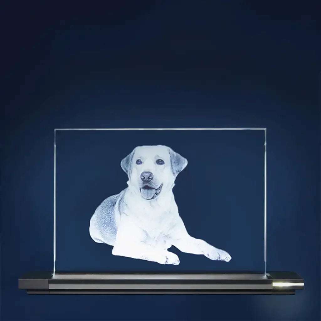 Verre Plat 13x18 Paysage - Gravure 2D Élégante et Personnalisée