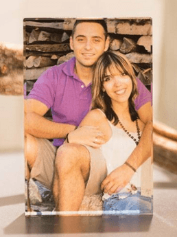 Photo couleur 20x30 sur verre Portrait - Cadeaux en verre