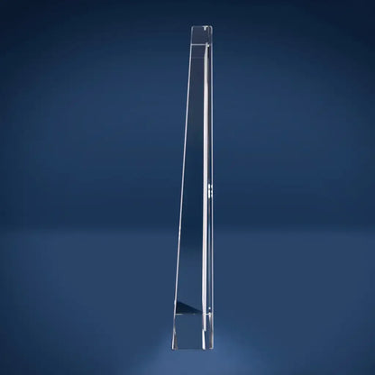 Plaque de Verre Prisme Géant Portrait Gravée 2D - Cadeau Élégant