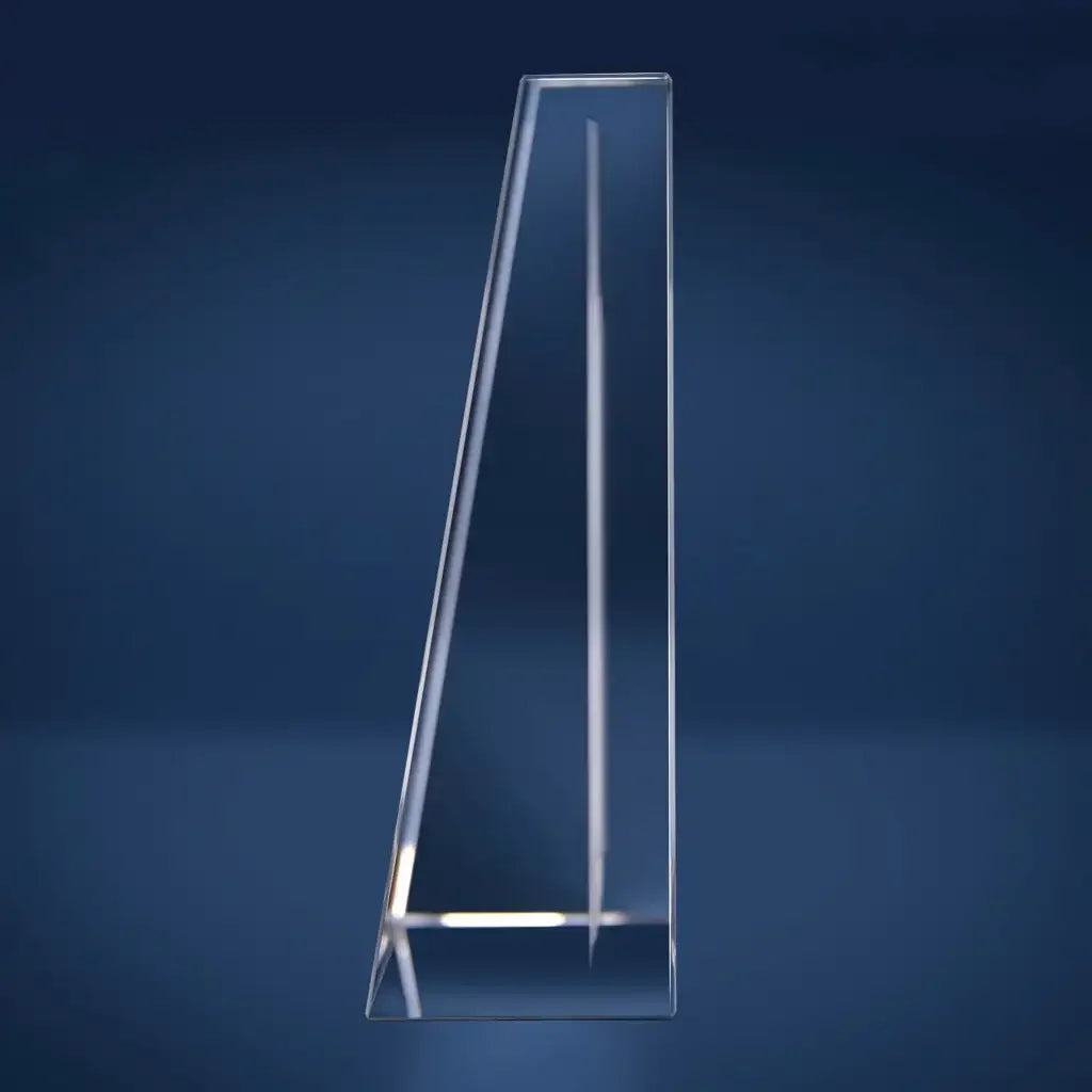 Plaque de Verre Prisme L Paysage - Gravure 2D Élégante