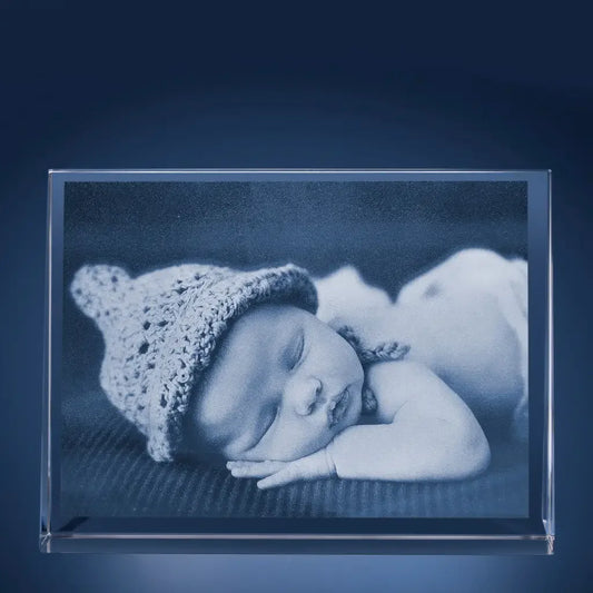 Plaque de Verre Prisme L Paysage - Gravure 2D Élégante