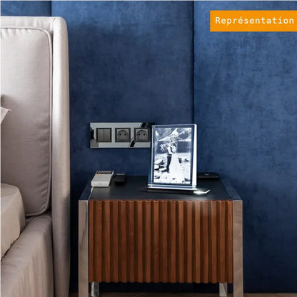 Plaque de Verre Prisme XL Portrait - Gravure 2D Élégante