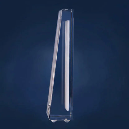 Plaque de Verre Prisme L Portrait - Gravure 2D Élégante