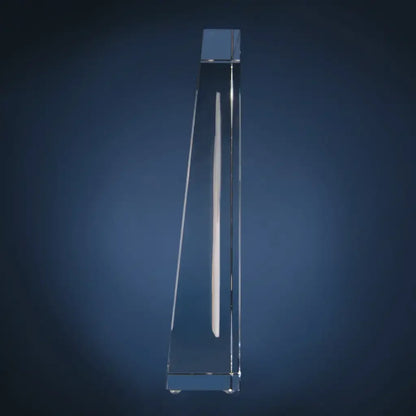 Plaque de Verre Prisme XL Portrait - Gravure 2D Élégante