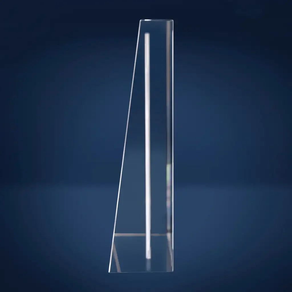 Plaque de Verre Prisme XXL Paysage - Gravure 2D Élégante