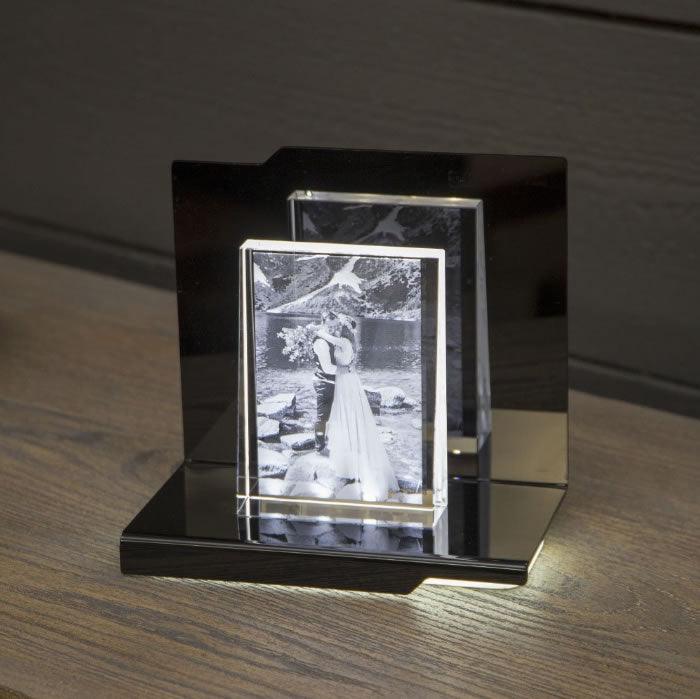 Capriccio Socle Lumineux - Éclairage LED pour Objets Décoratifs - Cadeaux en verre