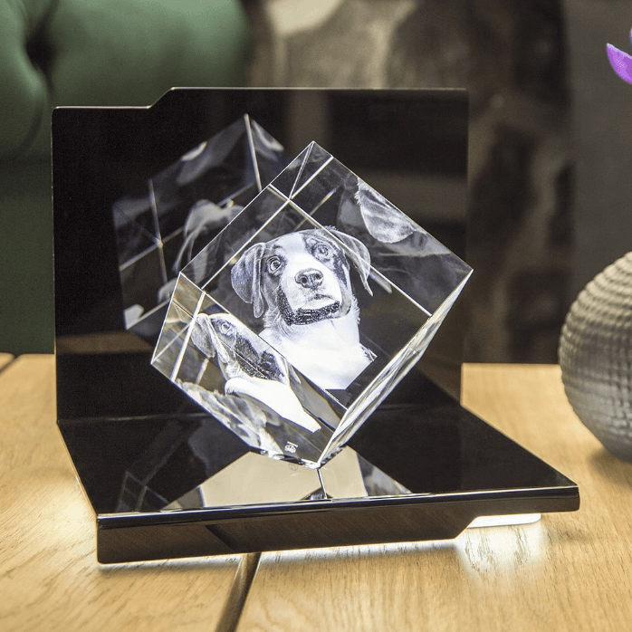 Sonate Socle Lumineux - Support LED pour Gravures et Décorations - Cadeaux en verre