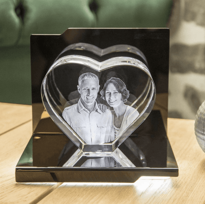 Sonate Socle Lumineux - Support LED pour Gravures et Décorations - Cadeaux en verre