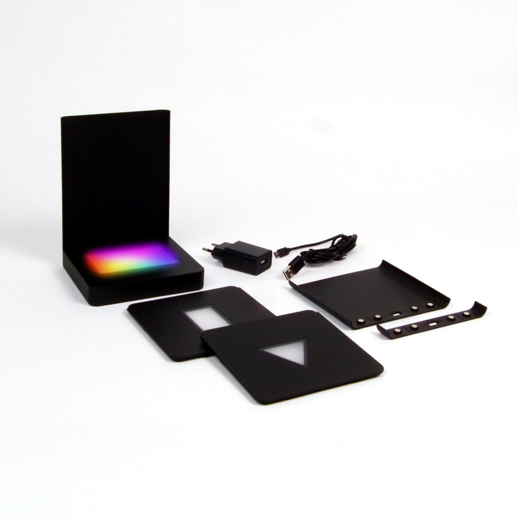 Lumen Socle Lumineux LED Taille L | Éclairage pour Verre Gravé