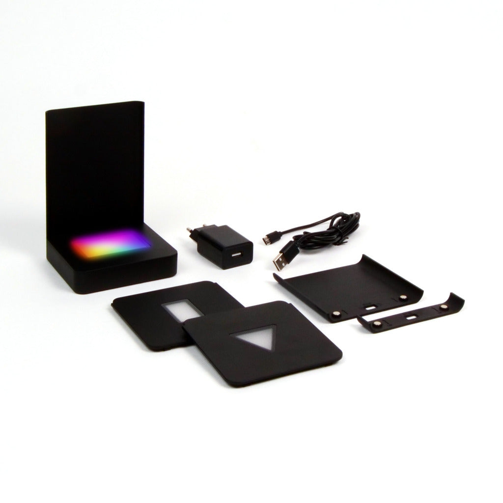 Lumen Socle Lumineux LED Taille M COMPLET | Éclairage pour Verre Gravé