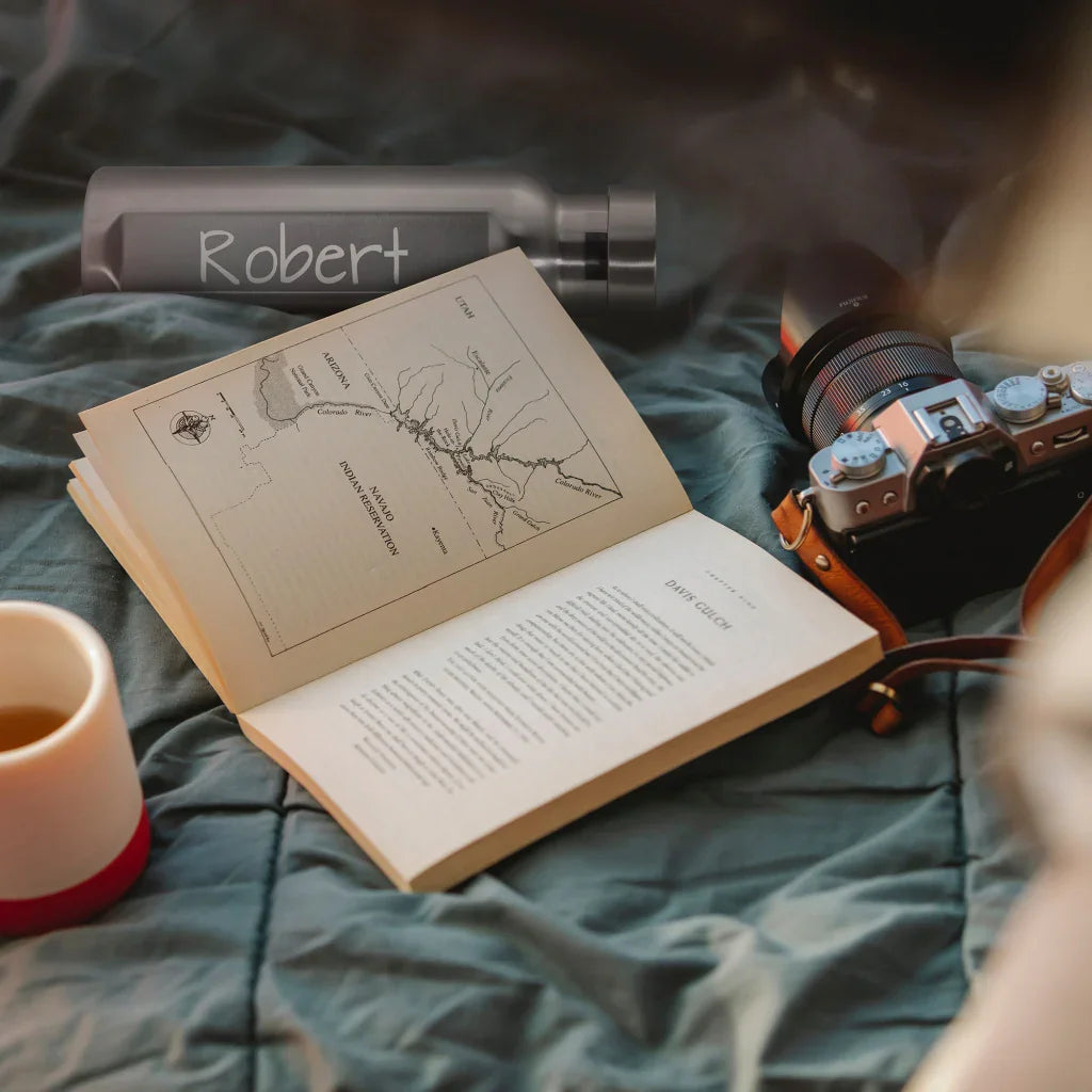 Gourde INOX avec gravure personnalisable (470ml)