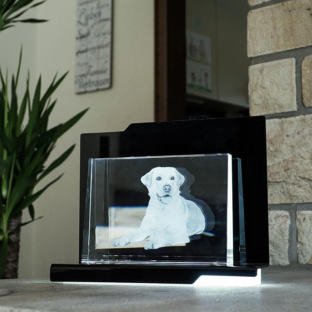 Plaque de Verre Prisme XL Paysage - Gravure 2D Élégante - Cadeaux en verre