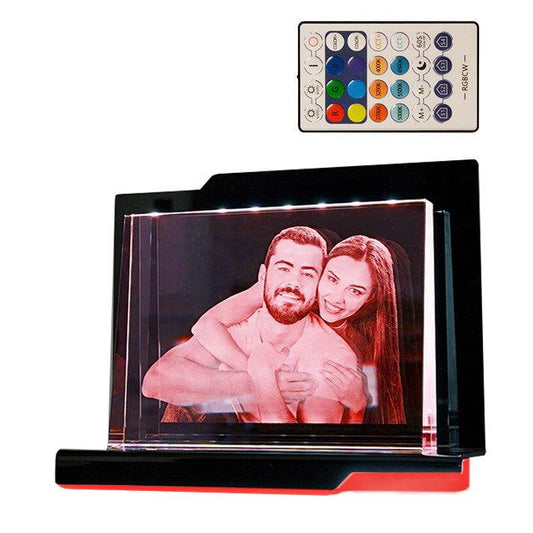 Presto Socle Lumineux - Éclairage LED pour Objets Gravés - Cadeaux en verre