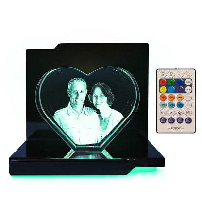 Sonate Socle Lumineux - Support LED pour Gravures et Décorations - Cadeaux en verre