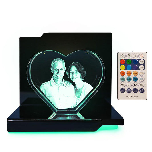 Sonate Socle Lumineux - Support LED pour Gravures et Décorations - Cadeaux en verre