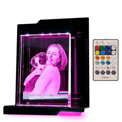 Belcanto Socle Lumineux - Support LED pour Gravures Élégantes - Cadeaux en verre