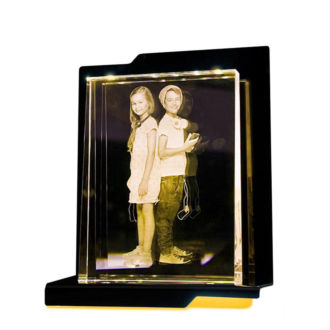 Belcanto Socle Lumineux - Support LED pour Gravures Élégantes - Cadeaux en verre